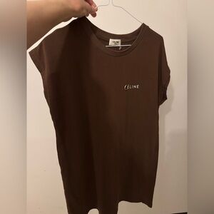 Celine Brown t shirt or dress